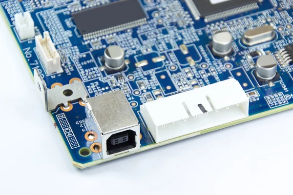 Printed circuit board with electronics components