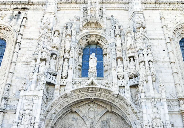Architectural detail, Jeronimos Monastery in Belem