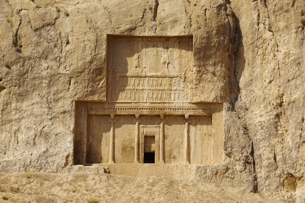 Detail of Tomb of Persian Kings Darius I at Naqsh-e Rustam, Shir