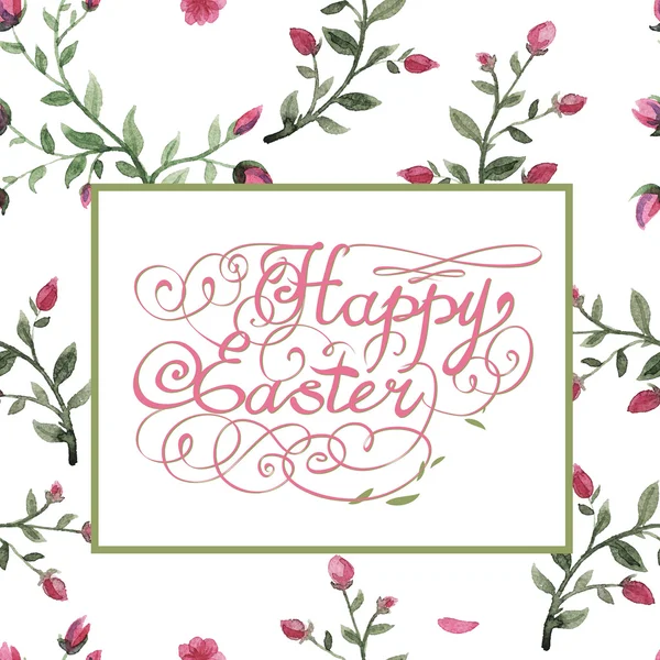 Happy Easter greeting card.