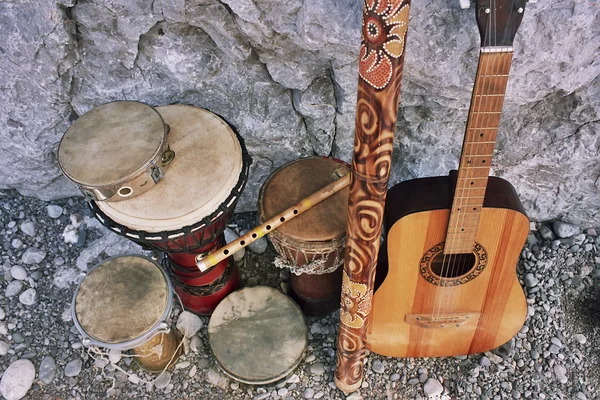 Ethnic acoustic musical instruments
