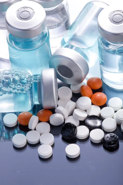Health and medicine vials