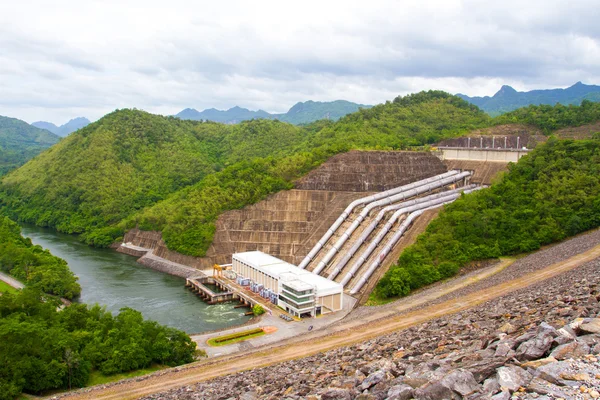 The power station at the Srinakarin Dam