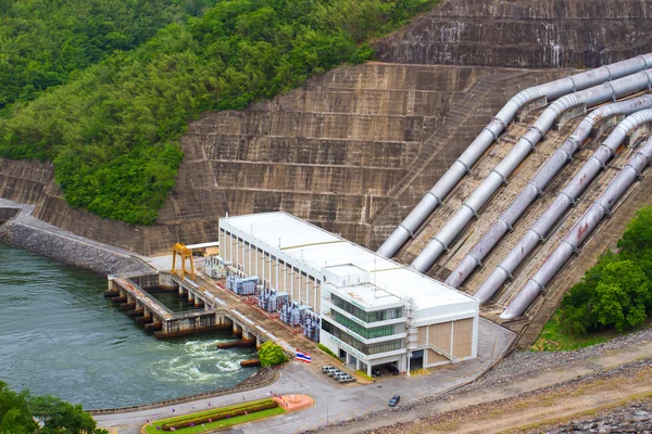 The power station at the Srinakarin Dam