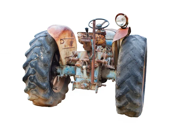 Old Tractor isolated