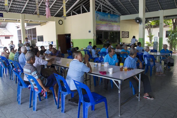 Banquet for elderly people