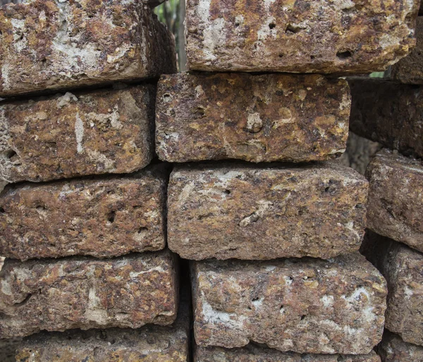 The stack of brick block