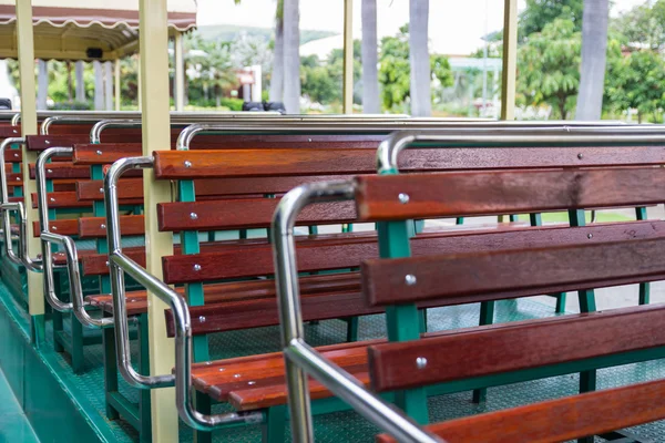 The chair on shuttle bus