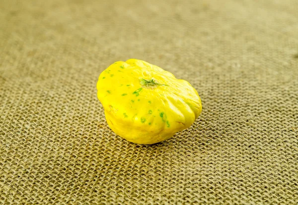 Fresh organic yellow patty pan squash fruit