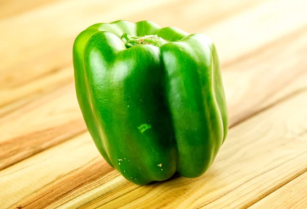 Macro closeup of green bell pepper