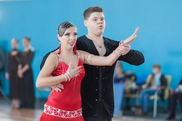 Sokol Iliya and Bartashevich Kristina Perform Juvenile-2 Latin-American Program on IDSA Championship Kinezis Star Cup