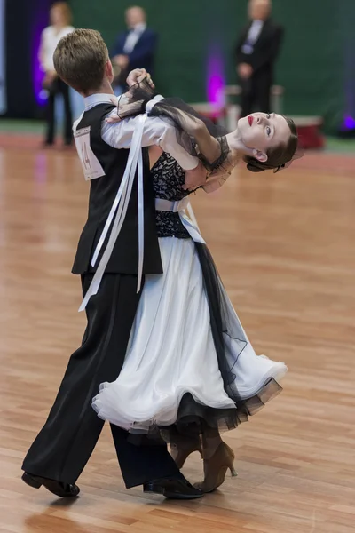 Milehin Matvey and Dyavgo Dariya Perform Juvenile-1 Standard European Program on National Championship of the Republic of Belarus