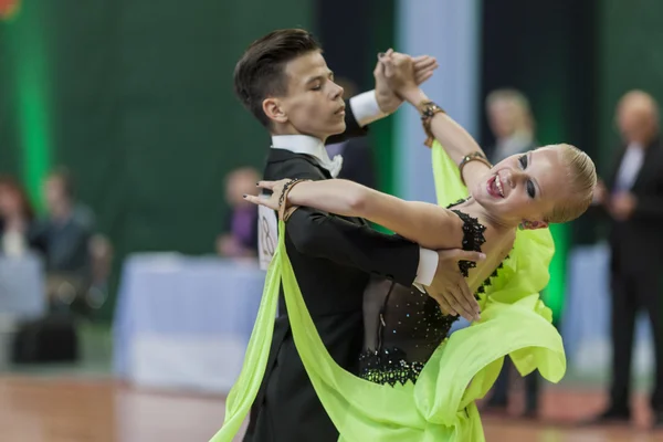 Shkinderov Vladislav and Belisova Polina Perform Juvenile-1 Standard European Program on National Championship of the Republic of Belarus