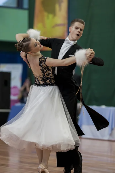 Ermolovich Konstantin and Snegir Anna Perform Youth-2 Standard Program on National Championship of the Republic of Belarus