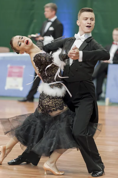 Yushkevich Aleksei and Apraksina Anastasiya perform Youth-2 Standard Program on National Championship of the Republic of Belarus