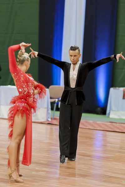 Kosyakov Egor and Navoychik Anna Perform Adult Latin-American Program on National Championship of the Republic of Belarus