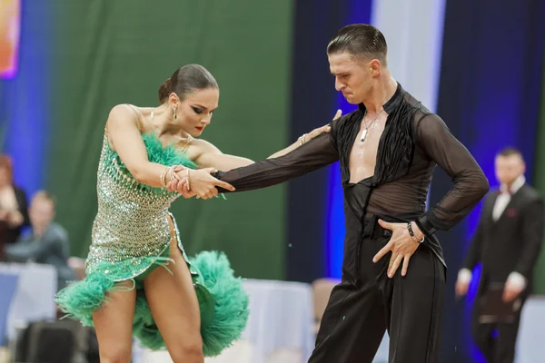 Kitcun Andrey and Krepchuk Yuliya Perform Adult Latin-American Program on National Championship of the Republic of Belarus