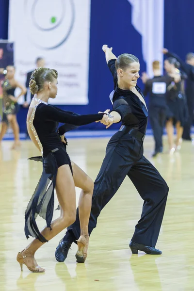 Minsk-Belarus, October 4,2014: Unidentified Professional dance c