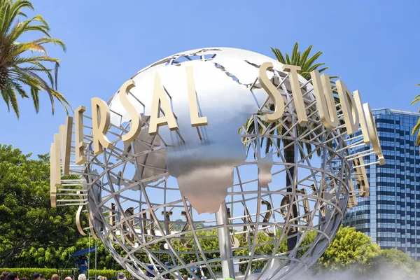 Universal Studios Sign Seen at Universal Studios in Los Angeles