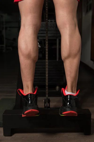 Training Strong Legs Calf Close-Up