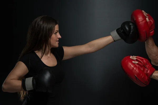 Couple Exercising Punching