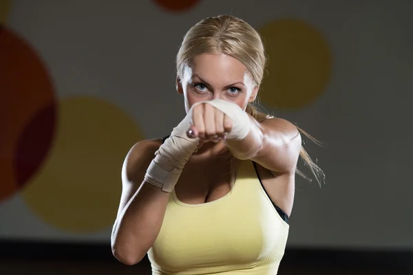 Strong Woman Mixed Martial Arts Fighter