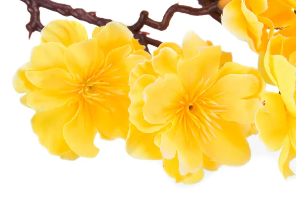 Artificial yellow flowers