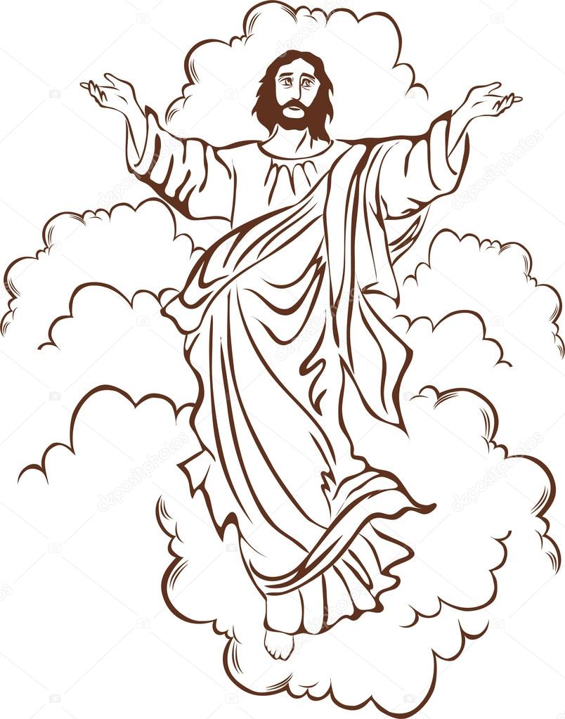 Jesús resucitado — Vector de stock © svetasuk #67521529