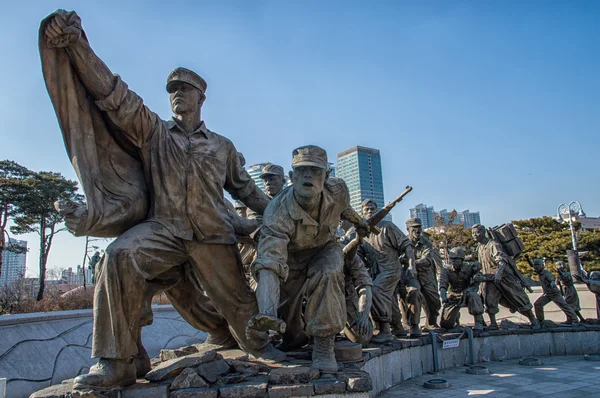 Expeditionary Forces Sculpture at The War Memorial of Korea