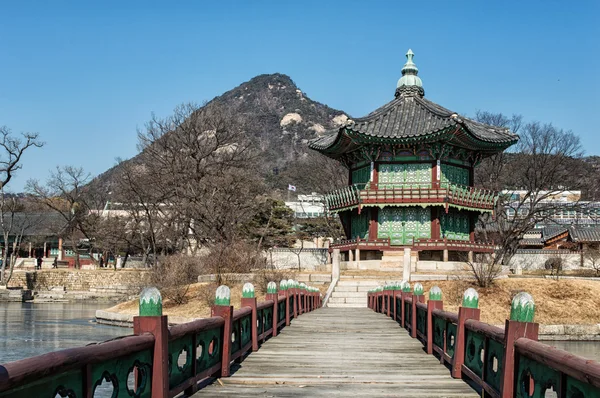 Hyangwonjeong pavilion in Gyeongbokgung palace