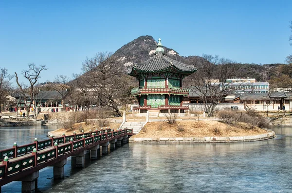 Hyangwonjeong pavilion in Gyeongbokgung palace