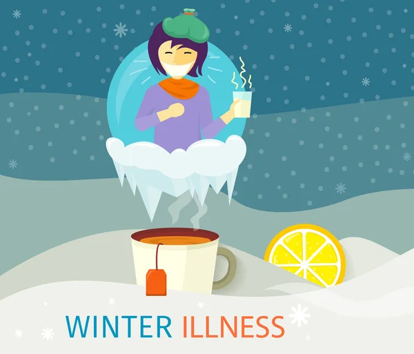 Winter Illness Season People Design