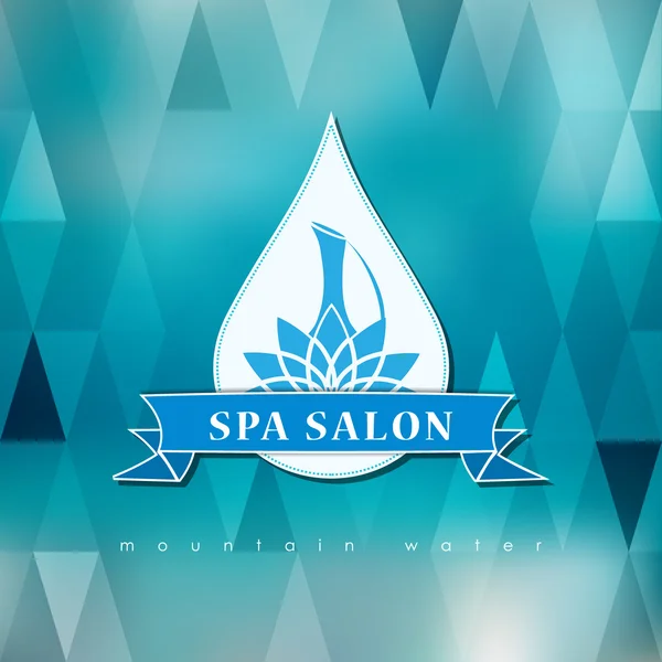 Abstract logo template for spa, Yoga