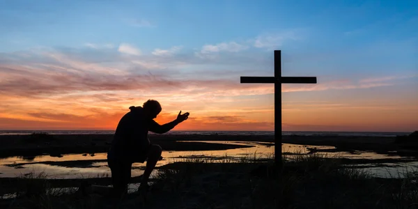 Hand of Prayer Sunset