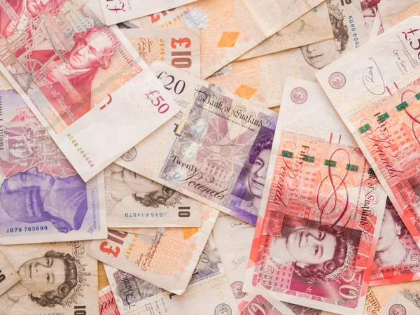 Pound currency background