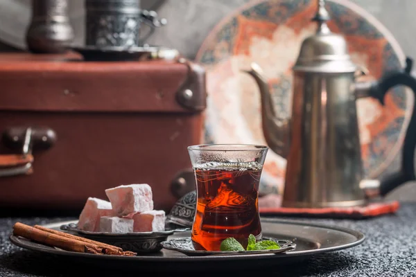 Tea and turkish delight