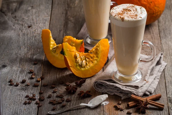 Pumpkin  latte with spices