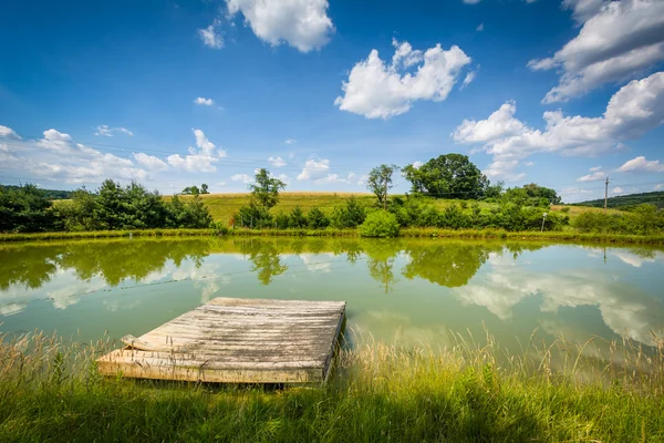Pond near Glen Rock, in rural York County, Pennsylvania.