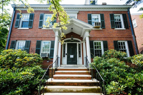 Brick house in College Hill, Providence, Rhode Island.