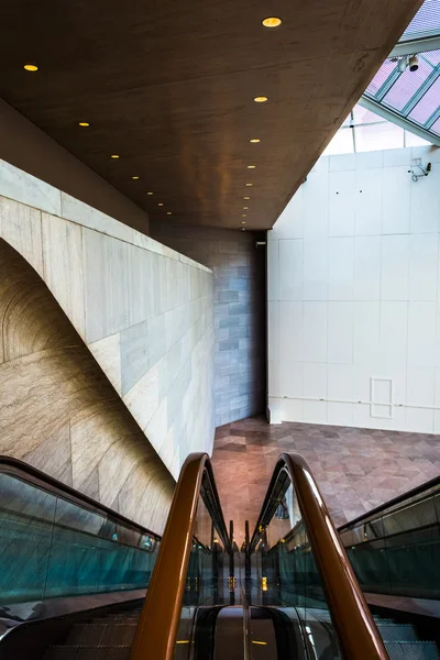 Escalators in the East Building of the National Gallery of Art,