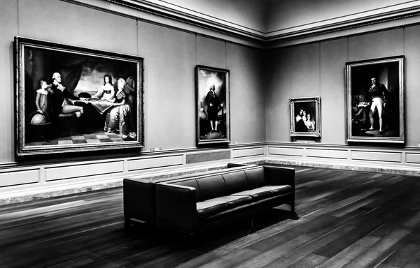Gallery room in the National Gallery of Art, Washington, DC.