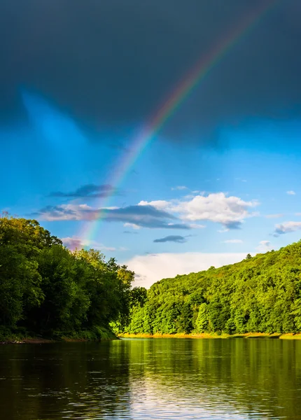 Rainbow over the Delaware River, at Delaware Water Gap National