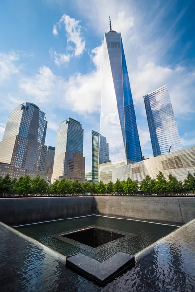 The National September 11th Memorial and 1 World Trade Center in