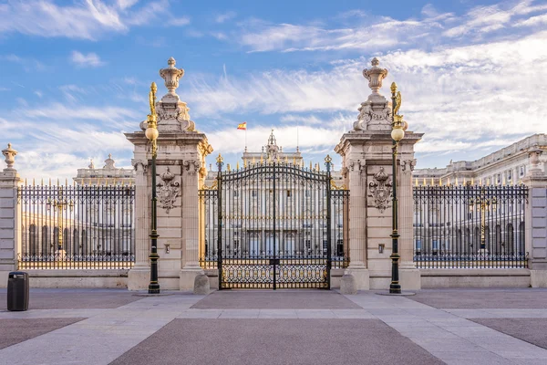 Gate to Royal Palace of Madrid.