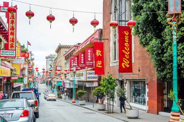 In the streests of China Town in San Francisco