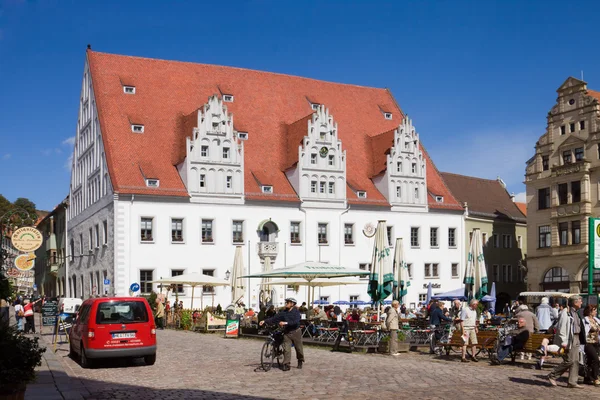 The city hall on the Market square in Meissen, Germany