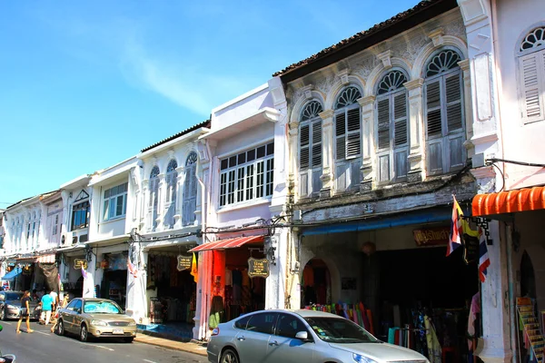 PHUKET, THAILAND - May 5: The street scene of China Town in Phuket