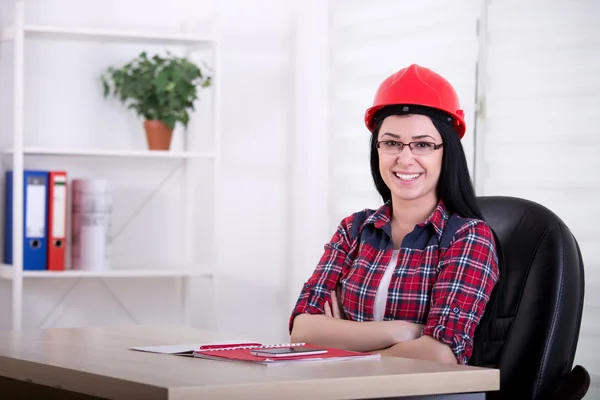 Woman engineer in the office