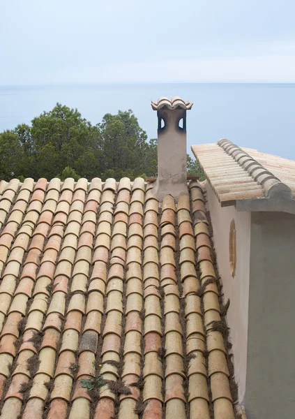 Traditional Mallorquin roof top