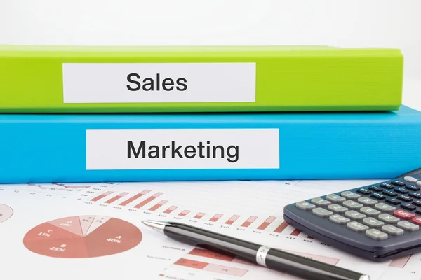 Sales and marketing documents with reports